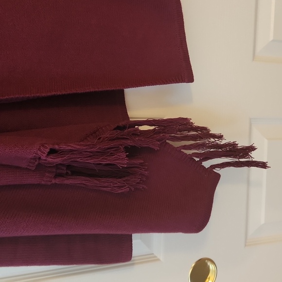 Signature Shawl Knit Cardigan Sweater Burgandy Red Size S/P (6-8) - Picture 4 of 10